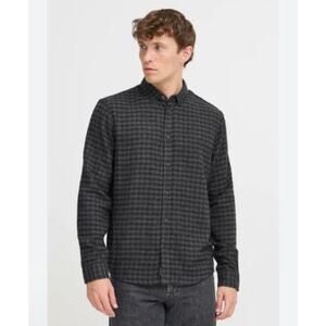 Samsoe Samsoe Liam Plaid Flannel Cotton Button Down Medium